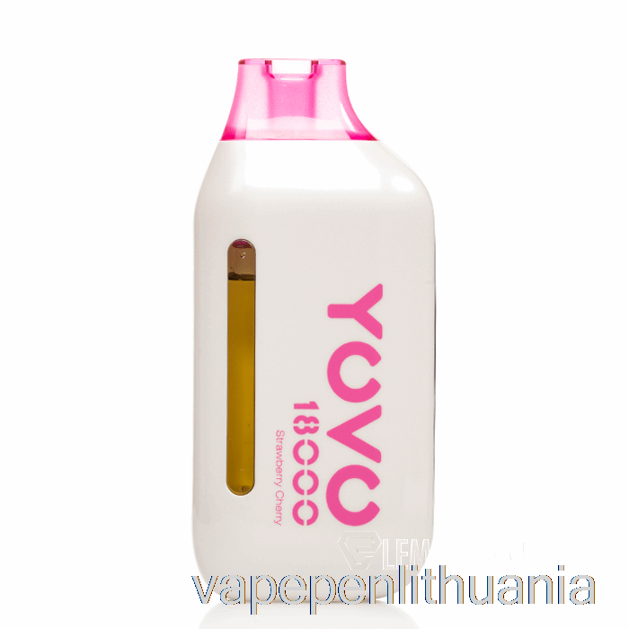 Yovo Ultra 18000 Vienkartinis Braškių Vyšnių Vape Skystis